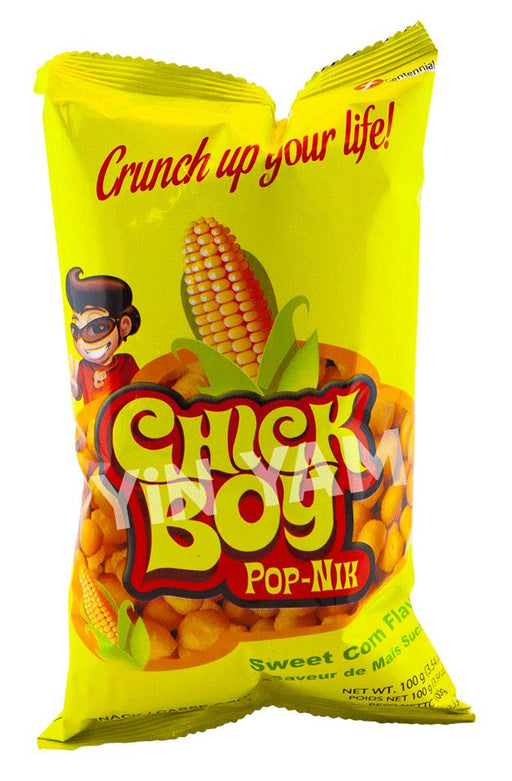 Chick Boy Pop Nik SWEET CORN 100g - Yin Yam - Asian Grocery