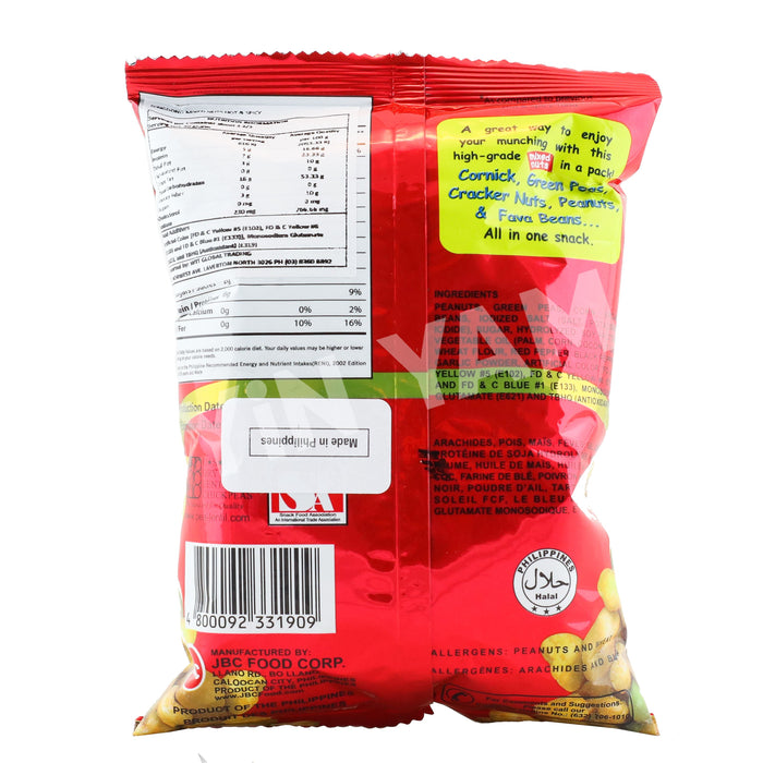 Ding Dong Mixed Nuts Hot & Spicy 100g - Yin Yam - Asian Grocery