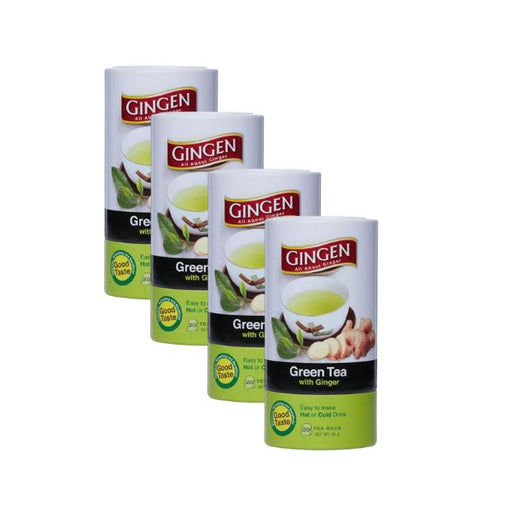 Gingen GREEN TEA with Ginger 20 bags 40g-Pack of 4