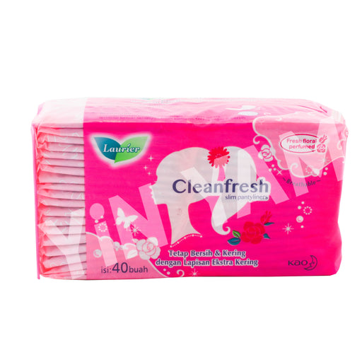 Laurier Clean Fresh Pantyliner Perfumer 40pack - Yin Yam - Asian Grocery