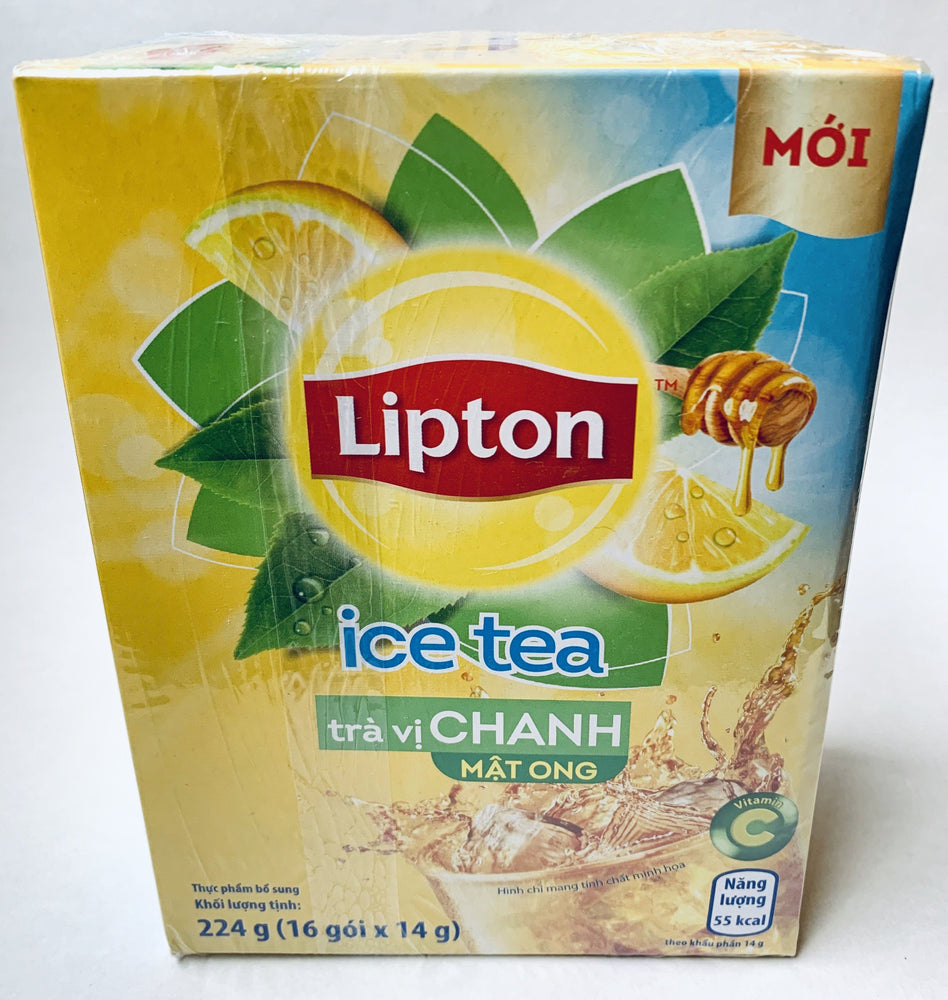 Lipton Ice Tea Lemon Flv TRA VI CHANH 224g (14g x 16sachets) Drink Lipton 