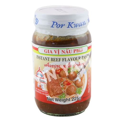Por Kwan Instant Beef Flavour Paste Gia Vi Nau Pho 225g - Yin Yam - Asian Grocery