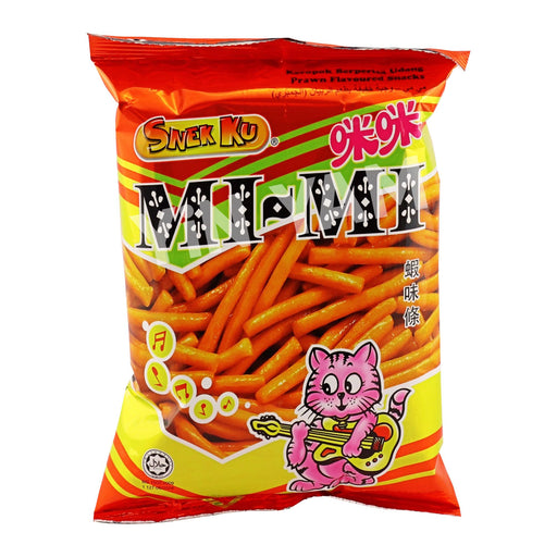 Snekku Mimi Prawn Flv Snacks 80g - Yin Yam - Asian Grocery
