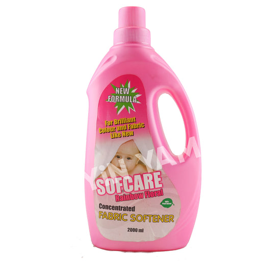 Sofcare Rainbow Floral Fabric Softener 2L - Yin Yam - Asian Grocery