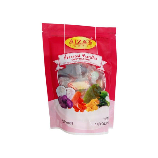 Aiza's Sweets (Assorted Pastillas) Chewy Milk Candy (20 Pieces) 133g