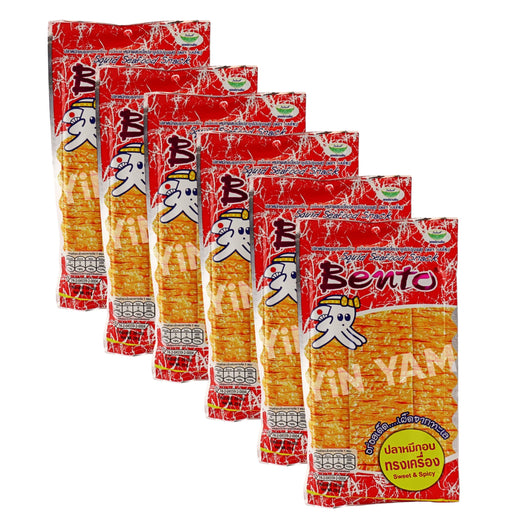 Bento Squid Snack Sweet & Spicy RED 20G-Pack of 6