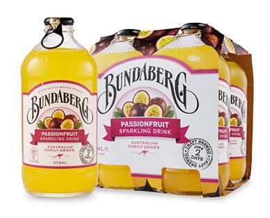 Bundaberg (Passionfruit) Sparkling Drink 375ml-Pack of 4