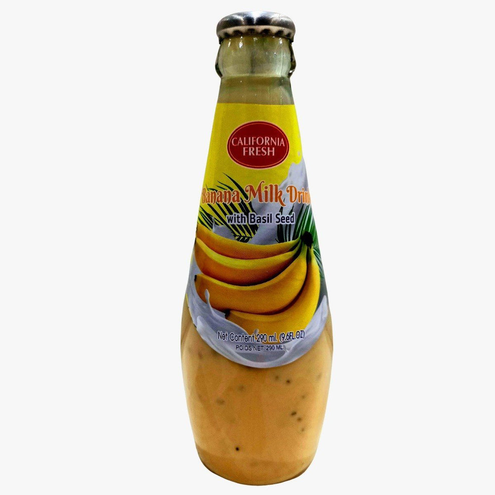 California Fresh Basil Seed Drink (Banana Milk) 290ml