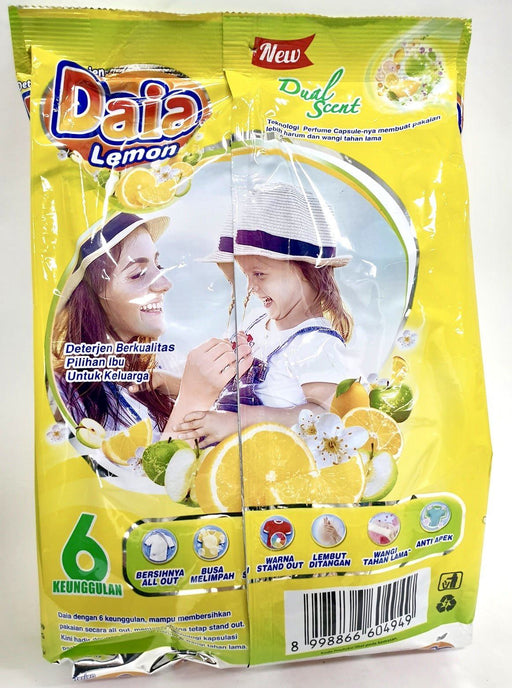Daia Lemon Detergent Dual Scent 1.8kg Household Daia 