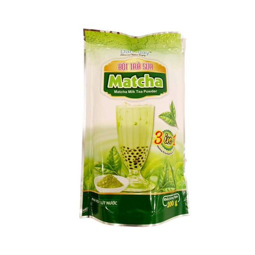 Daneday Instant Matcha Milk Tea Powder (Bot Tra Sua Matcha Nguyen Long) 200g