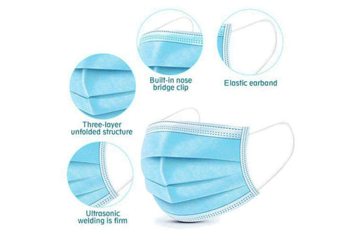 Disposable Masks 3ply-Pack of 50 - Yin Yam - Asian Grocery
