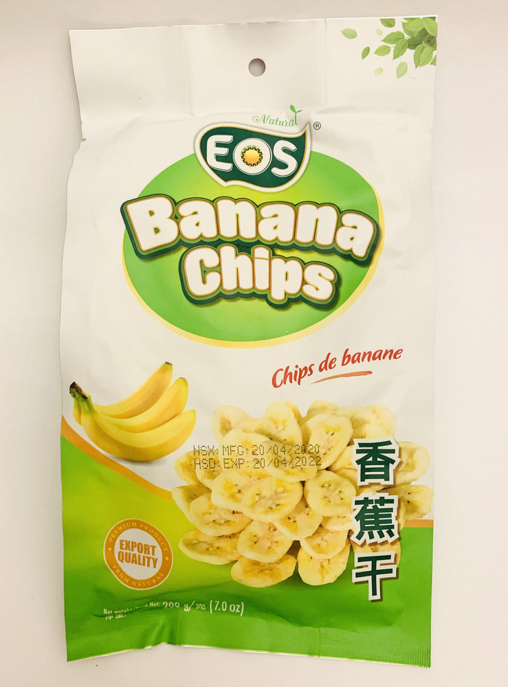 EOS Banana Chips 200g