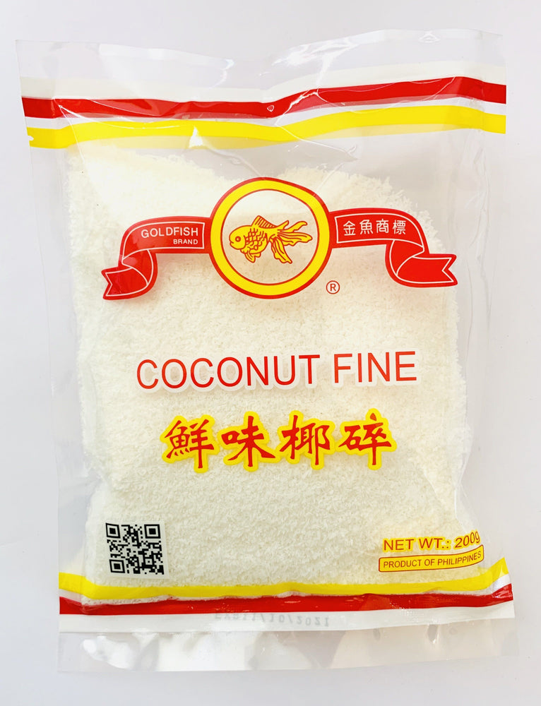 Goldfish Brand Desiccated Coconut Fine 200g Flour Goldfish Brand 