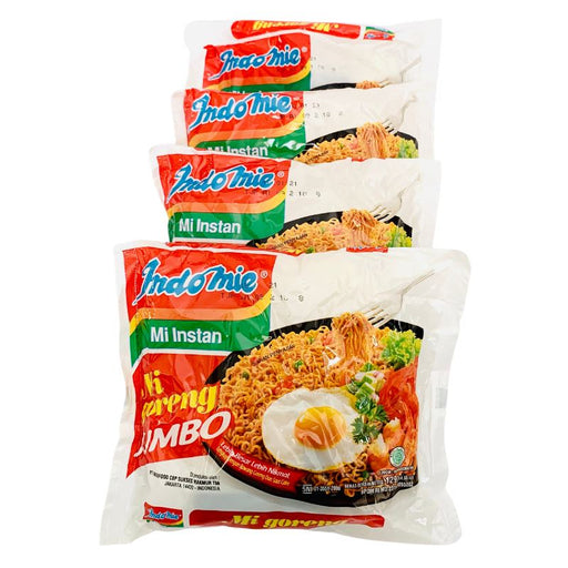 Indomie Mi Goreng Fried Noodles JUMBO 105g-Pack of 4