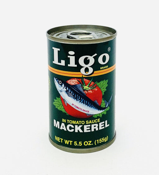 Ligo MACKEREL in Tomato Sauce 155g SMALL GREEN