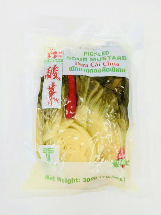 Lin Lin Pickled Sour Mustard with CHILLI 300g