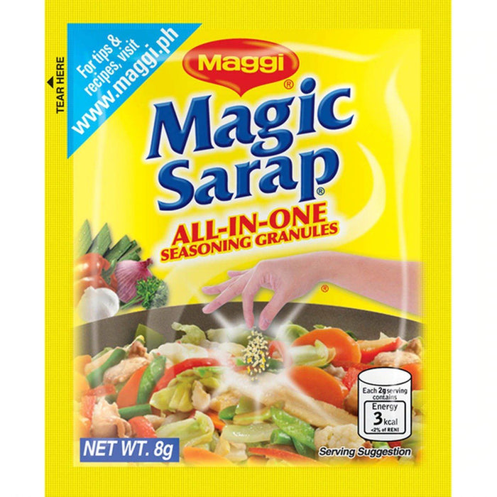 Maggi Magic Sarap ALL-IN-ONE Seasoning Granules (8g x 12pack) - Yin Yam - Asian Grocery