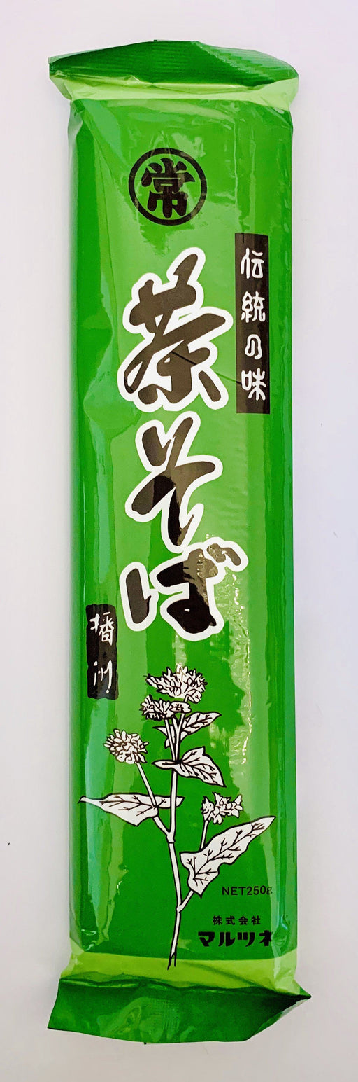 Marutsune CHASOBA Green Tea Buckwheat Noodle 250g