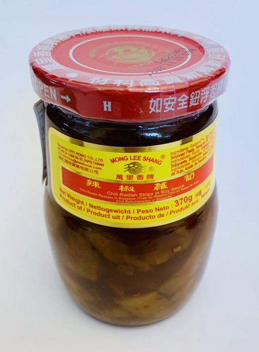 Mong Lee Shang CHILI RADISH STRIPS in Soy Sauce 370g