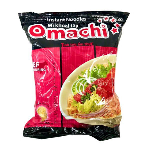 Omachi Instant Noodles Beef Flavor Xot Bo Ham 80g-Carton x 30