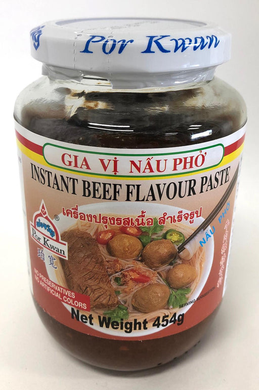 Por Kwan Instant Beef Flavour Paste Gia Vi Nau PHO 454g Sauce Por Kwan 