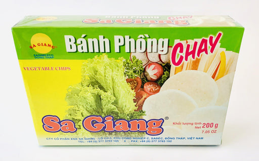 Sa Giang Vegetarian Chips BANH PHONG CHAY 200g Noodle for Cooking Sa Giang 