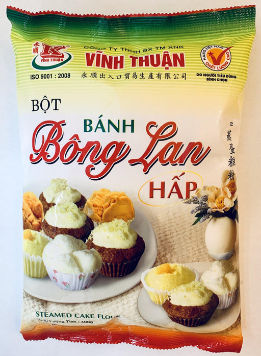 Vinh Thuan BOT BANH BONG LAN HAP Steamed Cake Flour 400g Flour Vinh Thuan 