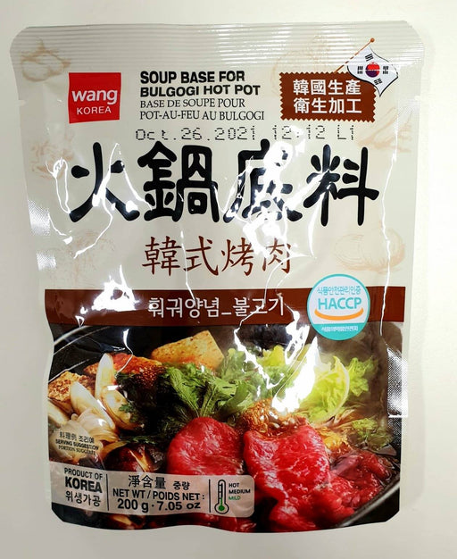 Wang Korea Soup Base for BULGOGI Hot Pot 200g