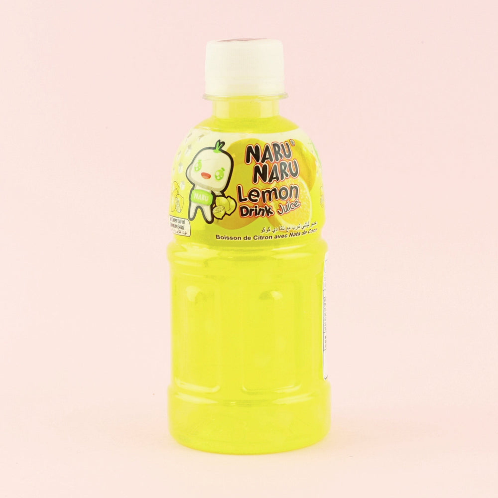 Naru Naru Lemon Juice With Nata De Coco 340Ml